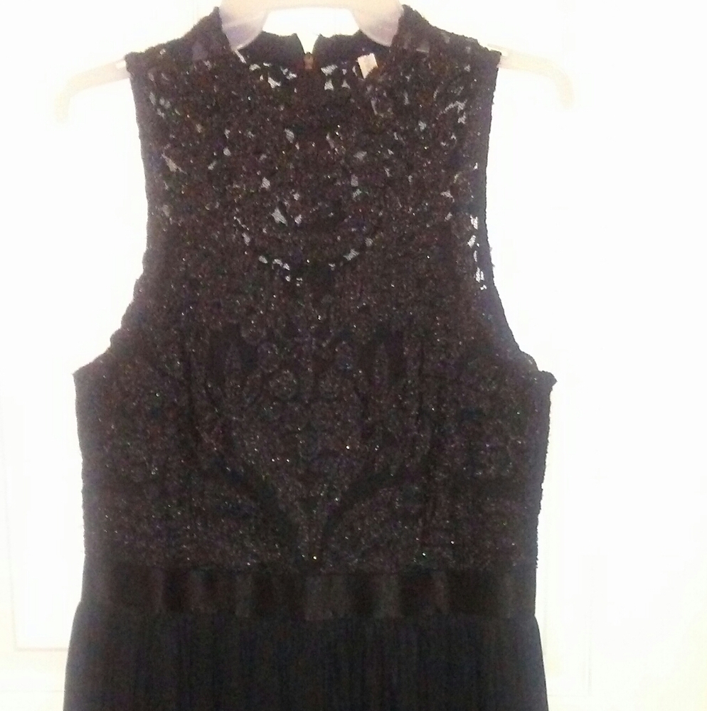 Black Lace Holiday Dress